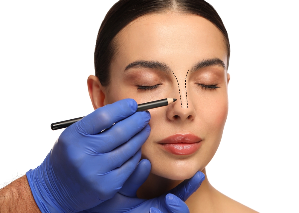 Cosmetic Rhinoplasty consultation for improving nose shape and facial balance