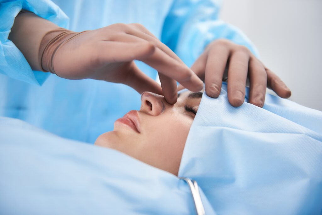 Nose Reshaping surgery consultation focused on natural nose shape and facial balance.